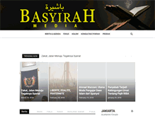 Tablet Screenshot of basyirahmedia.com